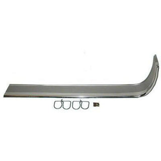 1964-1966 Ford Mustang DRIVER SIDE GRILLE MOLDING, WITH HARDWARE.