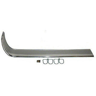 1964-1966 Ford Mustang PASSENGER SIDE GRILLE MOLDING, WITH HARDWARE.
