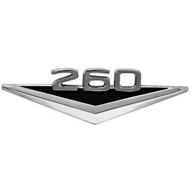 1964 Ford Mustang FENDER EMBLEM, 260, 2 REQUIRED.