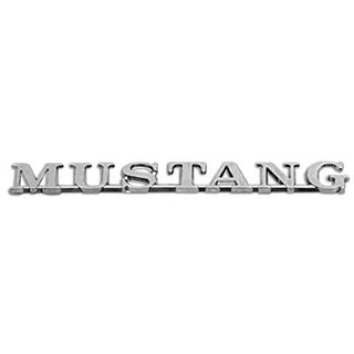 1965-1966 Ford Mustang FENDER EMBLEM, MUSTANG FOR w/ALTERNATOR, EXCEPT 2-2 - Classic 2 Current Fabrication