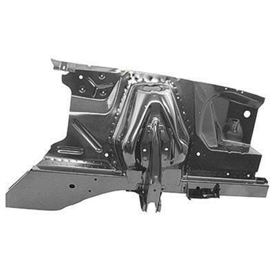 1965-1966 Ford Mustang GT DRIVER SIDE COMPLETE FRONT FENDER APRON & SHOCK TOWER ASSEMBLY.