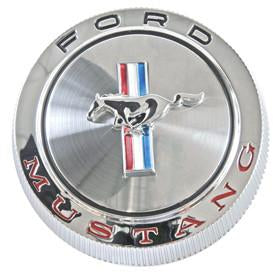 1966 Ford Mustang STANDARD GAS CAP w/LOGO FOR ALL EXCEPT GT - Classic 2 Current Fabrication