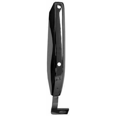 1967 Ford Mustang BUMPER GUARD FRONT RH, CHROME, w/PAD HOLES, 1ST DESIGN.