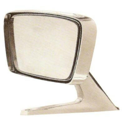 1967-1968 Ford Mustang PASSENGER SIDE NON-REMOTE RECTANGULAR OUTSIDE REARVIEW MIRROR.