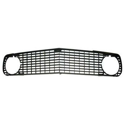 1969 Ford Mustang GRILLE, BLACK PLASTIC w/o CHROME FRAME, FOR ALL EXCEPT.
