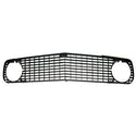 1969 Ford Mustang GRILLE, BLACK PLASTIC w/o CHROME FRAME, FOR ALL EXCEPT - Classic 2 Current Fabrication