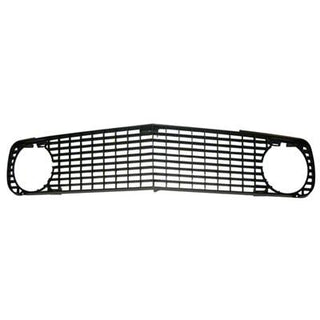 1969 Ford Mustang GRILLE, BLACK PLASTIC w/o CHROME FRAME, FOR ALL EXCEPT - Classic 2 Current Fabrication