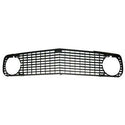 1969 Ford Mustang GRILLE, BLACK PLASTIC w/o CHROME FRAME, FOR ALL EXCEPT.