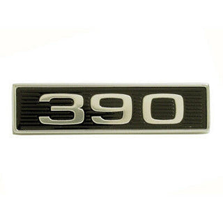 1969-1970 Ford Mustang Hood Scoop Emblem, 390, USE 2.