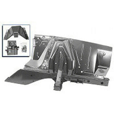 1969-1970 Ford Mustang DRIVER SIDE COMPLETE FRONT FENDER APRON & SHOCK TOWER ASSEMBLY.