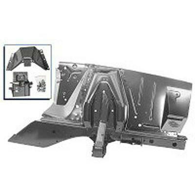 1969 Ford Mustang GT DRIVER SIDE COMPLETE FRONT FENDER APRON & SHOCK TOWER ASSEMBLY.