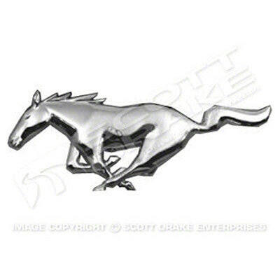1971-1972 Ford Mustang GRILLE EMBLEM, 'HORSE', FOR ALL EXCEPT MACH 1.
