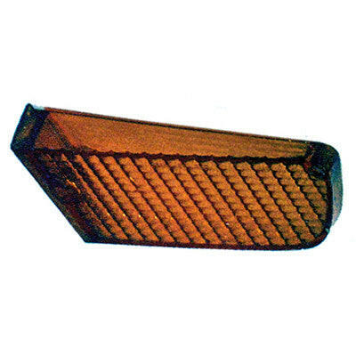 1971-1972 Ford Mustang DRIVER SIDE AMBER PARK LIGHT LENS.