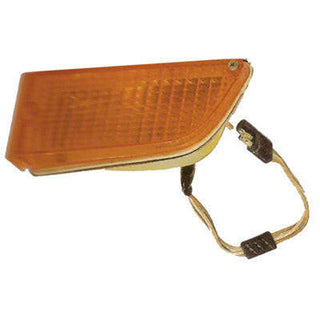 1971-1972 Ford Mustang DRIVER SIDE AMBER PARK LIGHT ASSEMBLY.