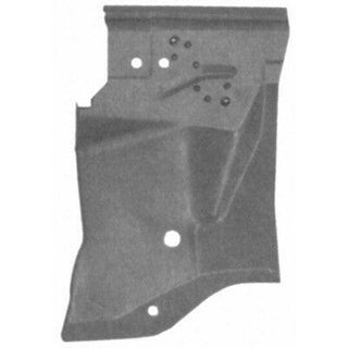 1971-1973 Mercury Cougar DRIVER SIDE REAR FENDER APRON.