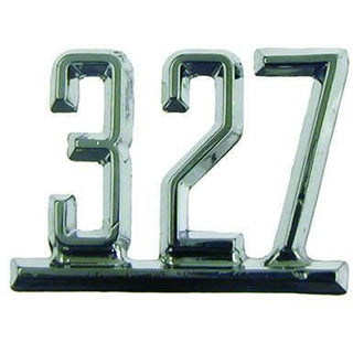 1965-1967 Chevy Chevelle FENDER EMBLEM, '327'.