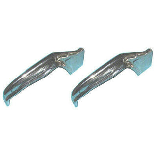 1966-1967 Chevy Nova BUMPER GUARD FRONT, PAIR.