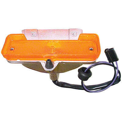 1966-1967 Chevy Nova DRIVER SIDE AMBER PARK LIGHT ASSEMBLY.