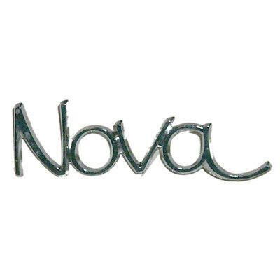 1969-1972 Chevy Nova FENDER EMBLEM, 'NOVA', 2 REQUIRED.