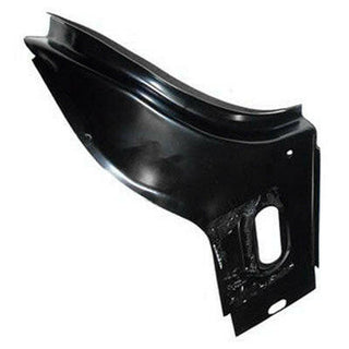 1968-1969 Chevy Nova DRIVER SIDE TRUNK GUTTER SIDE BRACE, REAR CORNER TO TRUNK FLOOR.