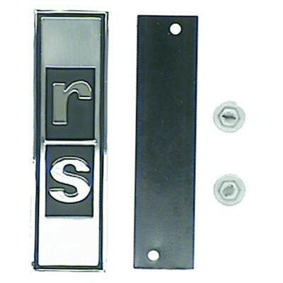 1967-1968 Chevy Camaro GRILLE EMBLEM, rs, FOR RS MODELS.