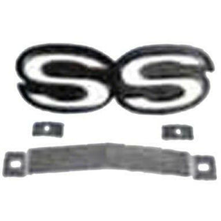 1967-1972 Chevy Camaro GRILLE EMBLEM, 'SS'.