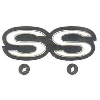 1968 Chevy Camaro GRILLE EMBLEM, 'SS', EXCEPT FOR RS/SS MODELS - Classic 2 Current Fabrication