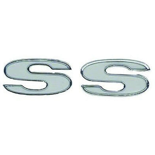 1967 Chevy Camaro FENDER EMBLEM, 'SS', 2 REQUIRED.