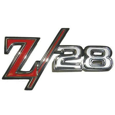 1969 Chevy Camaro FENDER EMBLEM, 'Z-28', 2 REQUIRED.