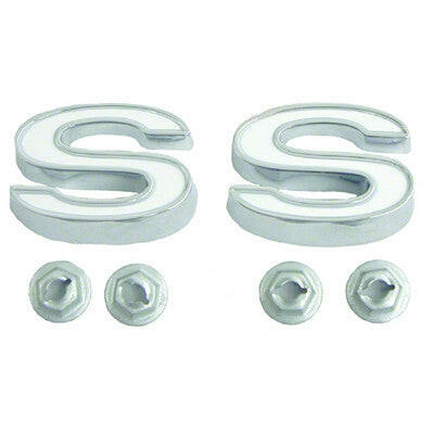 1969-1972 Chevy Camaro FENDER EMBLEM, 'SS', 2 REQUIRED.