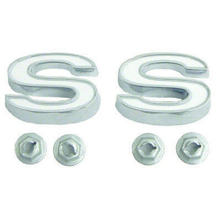 1969-1972 Chevy Camaro FENDER EMBLEM, 'SS', 2 REQUIRED.