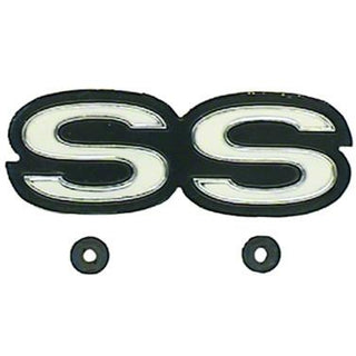 1969 Chevy Camaro TAIL PANEL EMBLEM, 'SS' - Classic 2 Current Fabrication