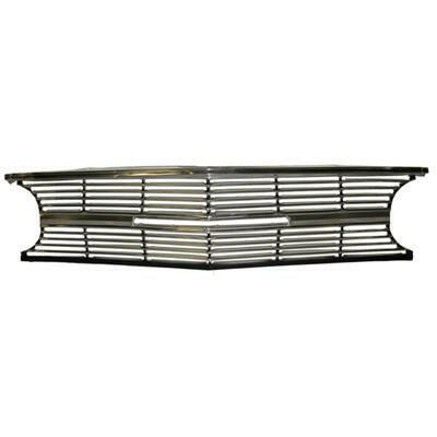 1965 Chevy El Camino GRILLE, SILVER, PAINT BLACK FOR SS MODELS.