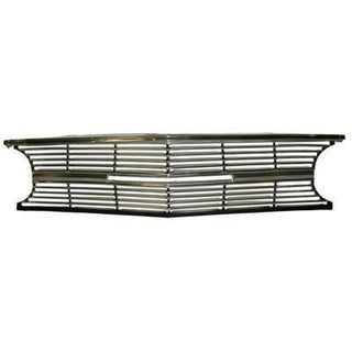 1965 Chevy El Camino GRILLE, SILVER, PAINT BLACK FOR SS MODELS.