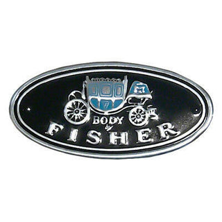 1978-1981 Oldsmobile Supreme FISHER BODY STICKER, BODY BY FISHER.