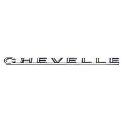 1967 Chevy Chevelle HOOD EMBLEM, 'CHEVELLE'.