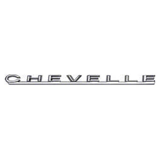 1967 Chevy Chevelle HOOD EMBLEM, 'CHEVELLE' - Classic 2 Current Fabrication