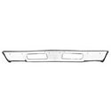 1969 Chevy Malibu BUMPER FACE BAR FRONT, CHROME - Classic 2 Current Fabrication