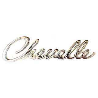 1968-1969 Chevy Chevelle HEADER EMBLEM, 'CHEVELLE' - Classic 2 Current Fabrication