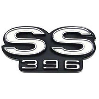 1968 Chevy El Camino GRILLE EMBLEM, SS-396 - Classic 2 Current Fabrication