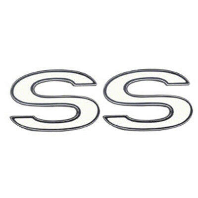 1969-1972 Chevy Chevelle FENDER EMBLEM, 'SS', 2 REQUIRED.