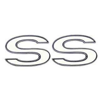1969-1972 Chevy Chevelle FENDER EMBLEM, 'SS', 2 REQUIRED - Classic 2 Current Fabrication