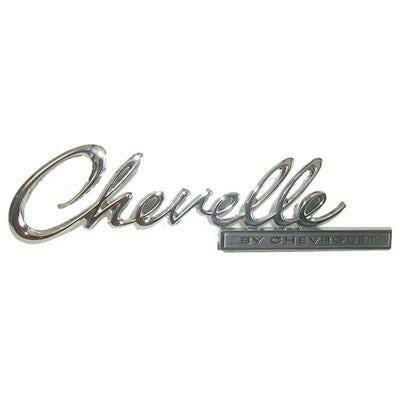 1969 Chevy Chevelle TRUNK LID EMBLEM Chevelle BY Chevy.