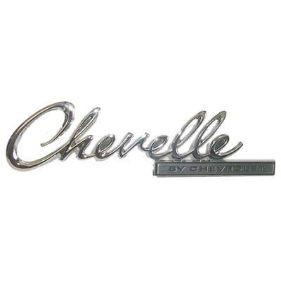 1969 Chevy Chevelle TRUNK LID EMBLEM Chevelle BY Chevy - Classic 2 Current Fabrication