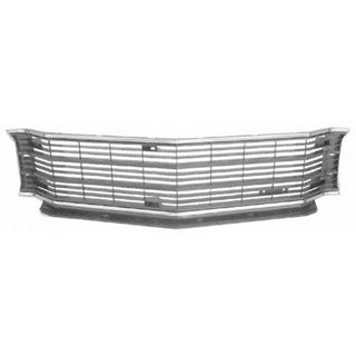 1972 Chevy El Camino GRILLE, SS/HVY, w/UPPER/LOWER GRILLE MOLDING ATTACHED - Classic 2 Current Fabrication