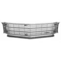 1972 Chevy Malibu GRILLE, SS/HVY, w/UPPER/ LOWER GRILLE MOLDING ATTACHED - Classic 2 Current Fabrication