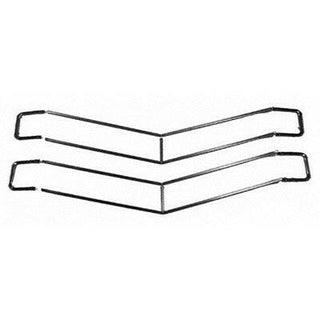 1970 Chevy Chevelle GRILLE MOLDING SET, 10 PIECE, FOR w/CUSTOM TRIM.