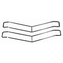 1970 Chevy El Camino GRILLE MOLDING SET, 10 PIECES, FOR w/CUSTOM TRIM - Classic 2 Current Fabrication