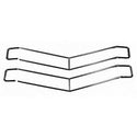 1970 Chevy El Camino GRILLE MOLDING SET, 10 PIECES, FOR w/CUSTOM TRIM.