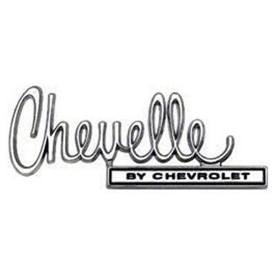 1970 Chevy Chevelle TRUNK LID EMBLEM Chevelle BY Chevy.
